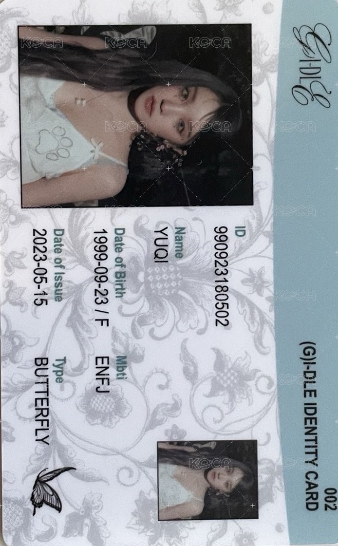 I feel 專輯卡  正面