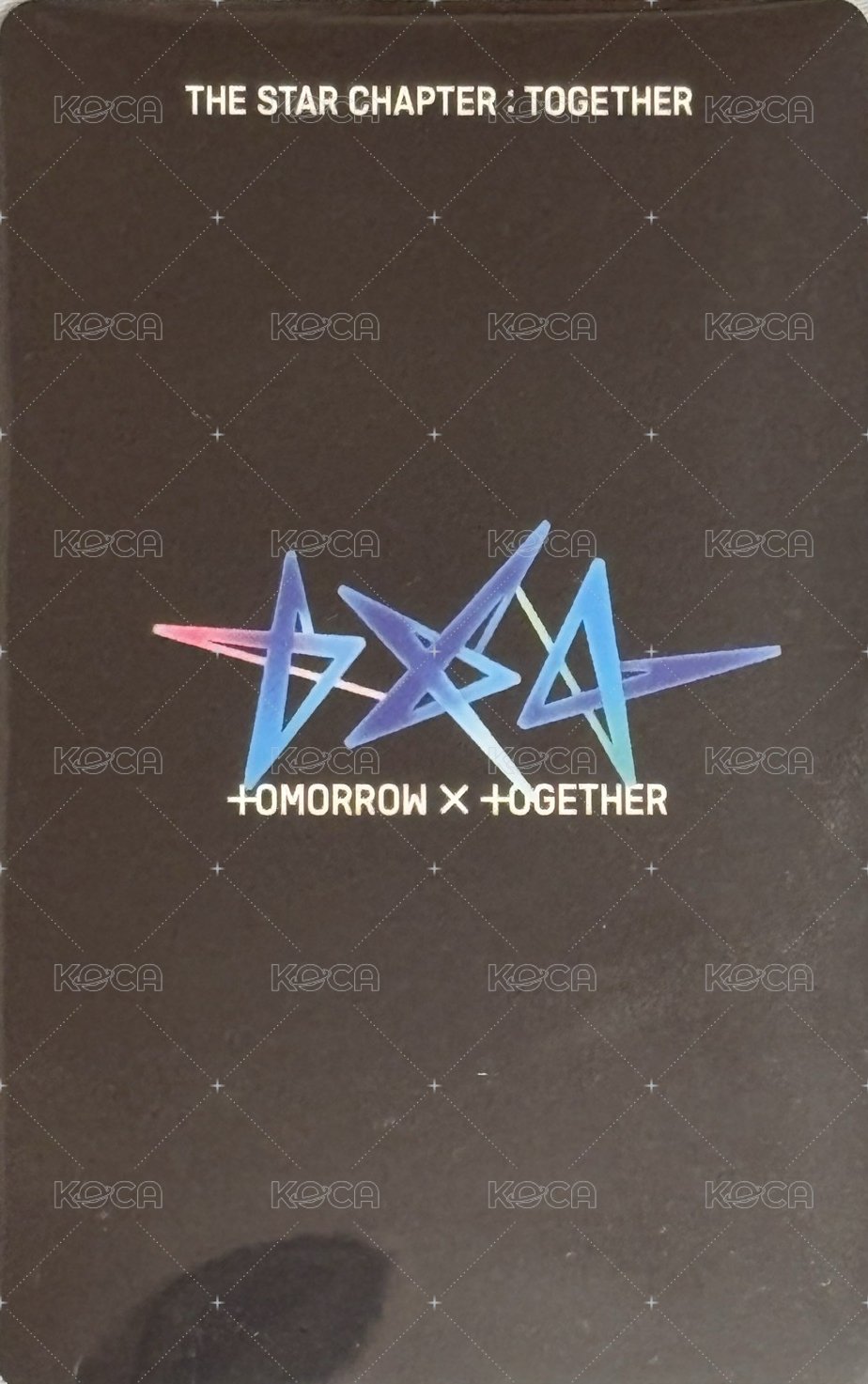 正四 日咖 solo專 特典卡  背面