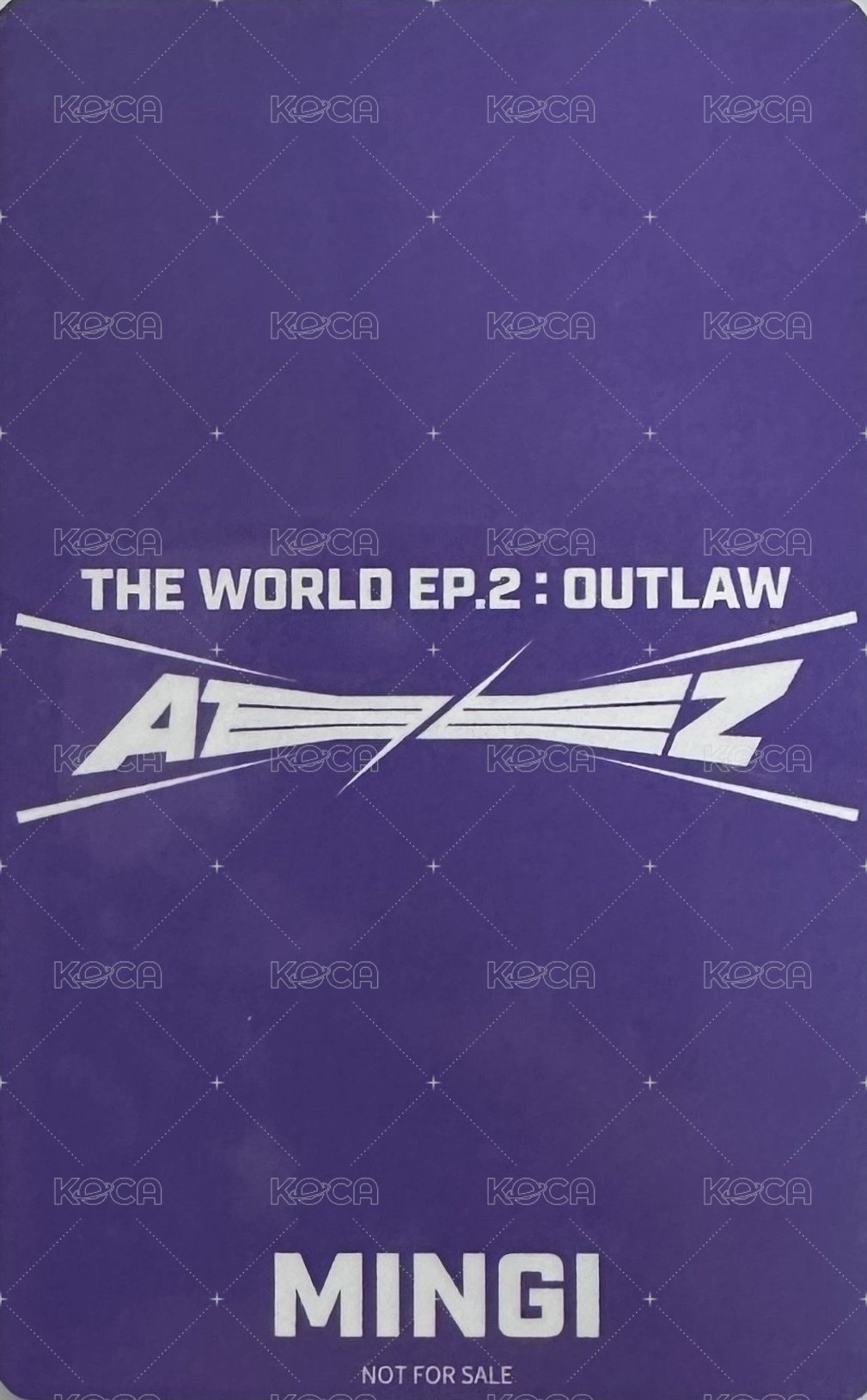 Outlaw 塔店 特典卡  背面
