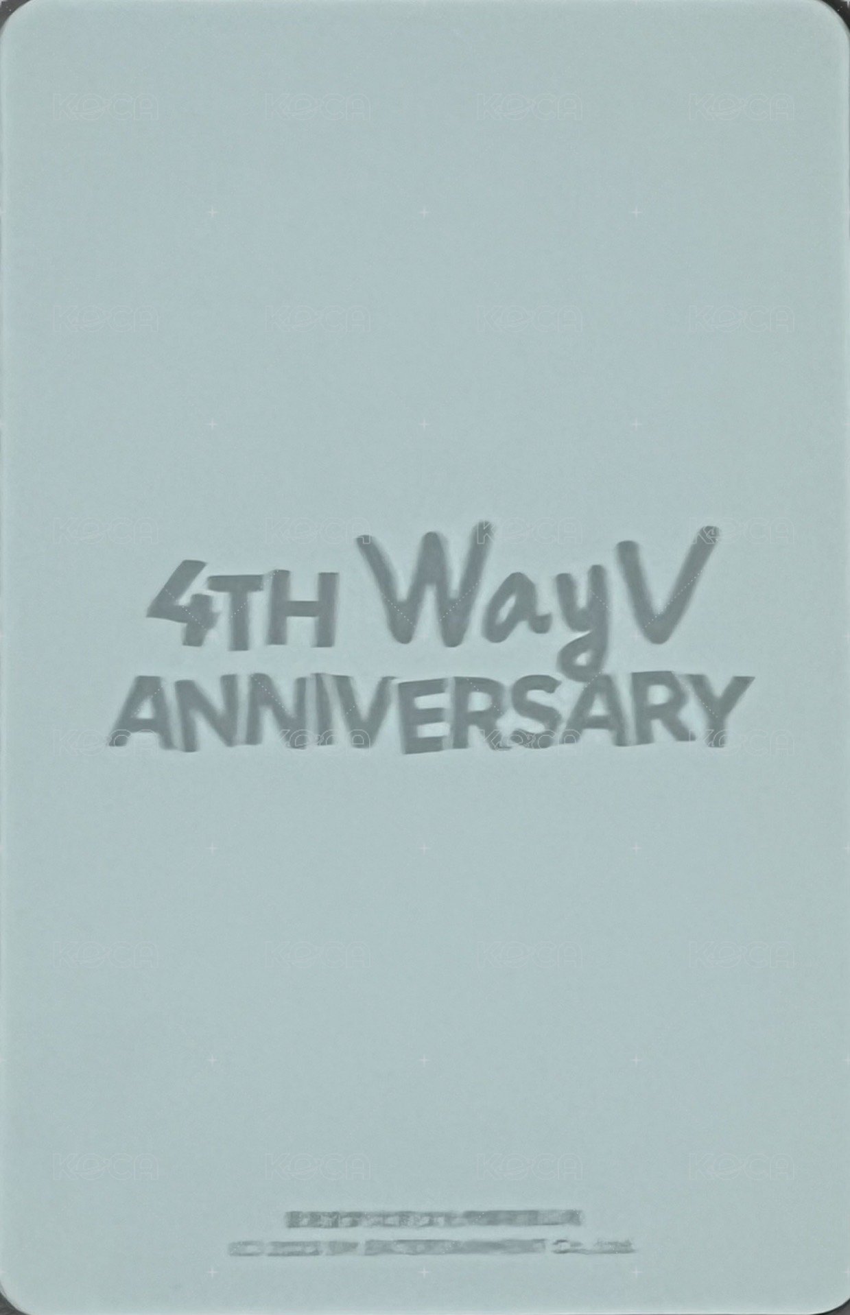 周邊卡 2023年幸運卡 背面