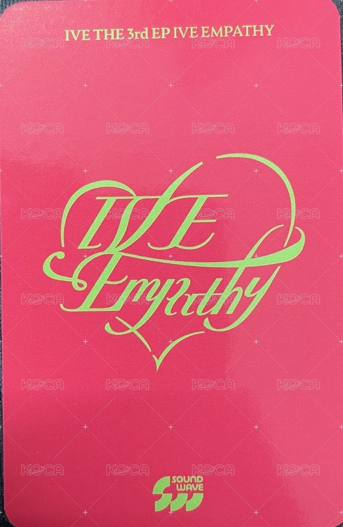 IVE EMPATHY sw 幸運卡 8.0草莓 背面