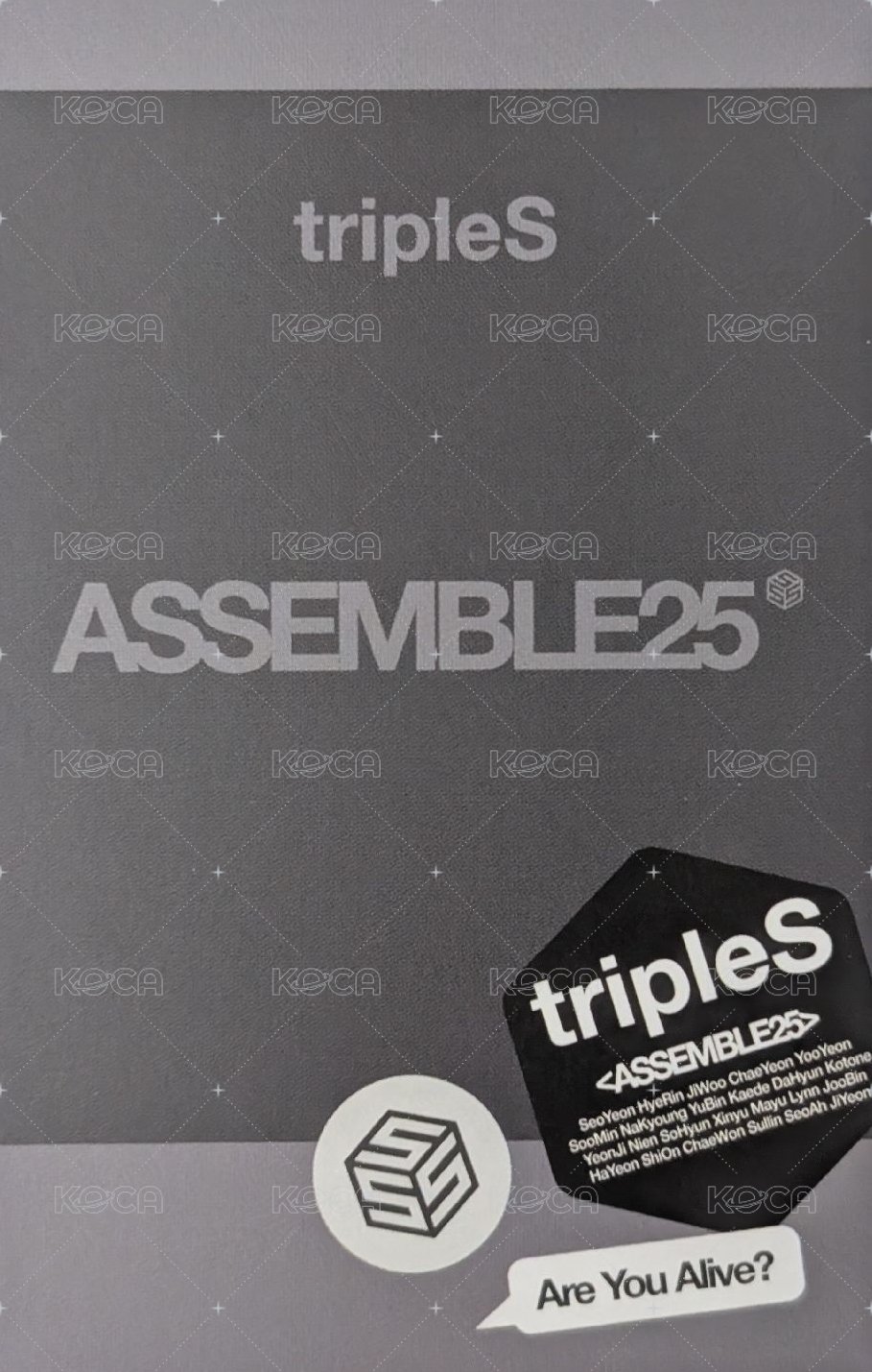 <ASSEMBLE25> 快閃店 周邊卡 鐵盒卡 背面