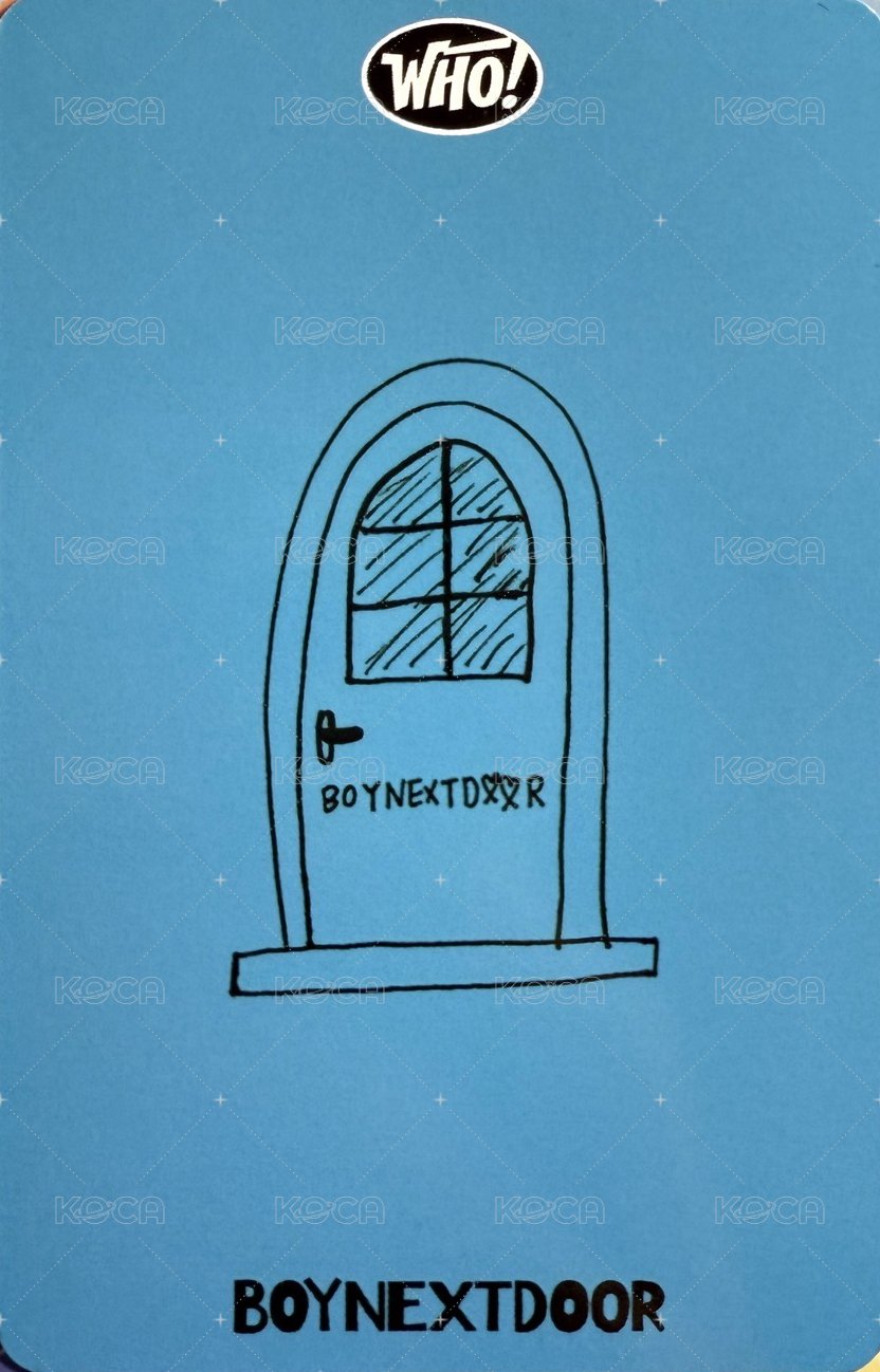 WHO! 打歌卡 出道 背面