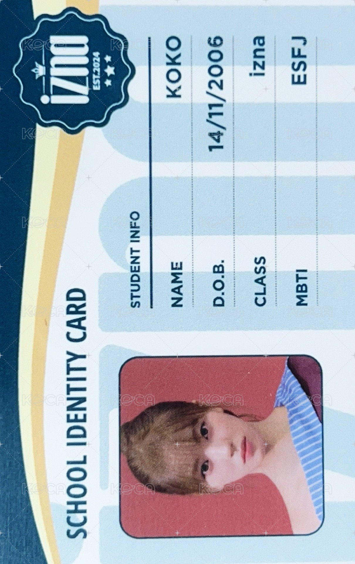 迷一 專輯卡 單封ID 正面