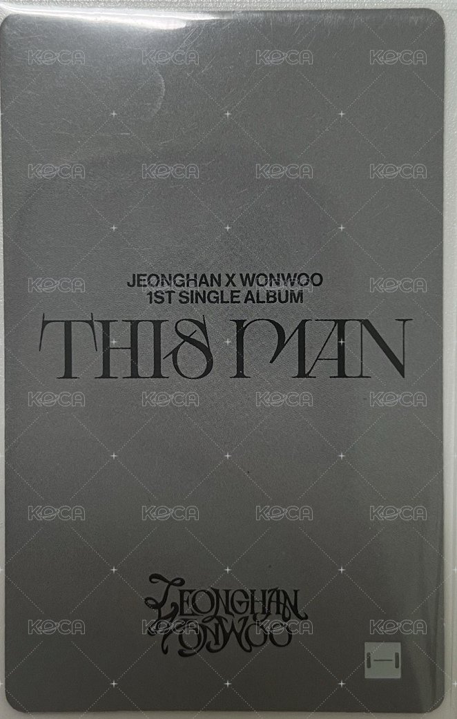 THIS MAN wvs LD 幸運卡  背面