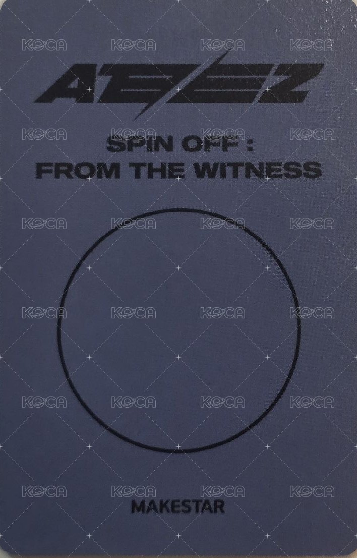 From the Witness ms 1.0 線上 簽售卡  背面