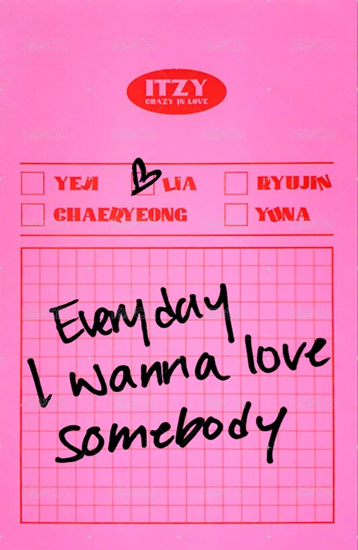 CRAZY IN LOVE 專輯卡  背面