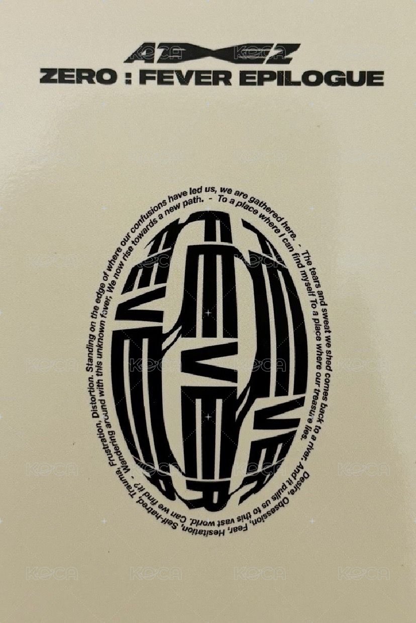 FEVER Epilogue k4 特典卡  背面