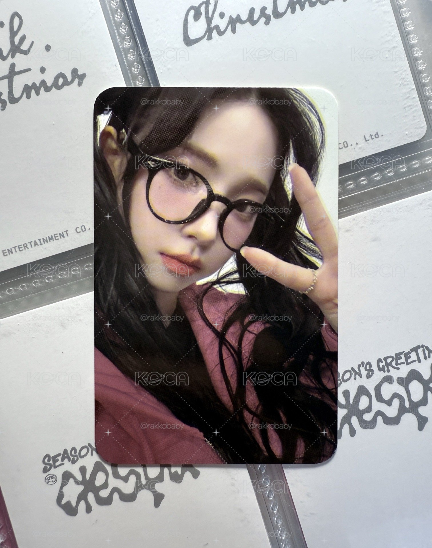 ✴️ 首爾安可場周 外套柚 眼鏡 KARINA