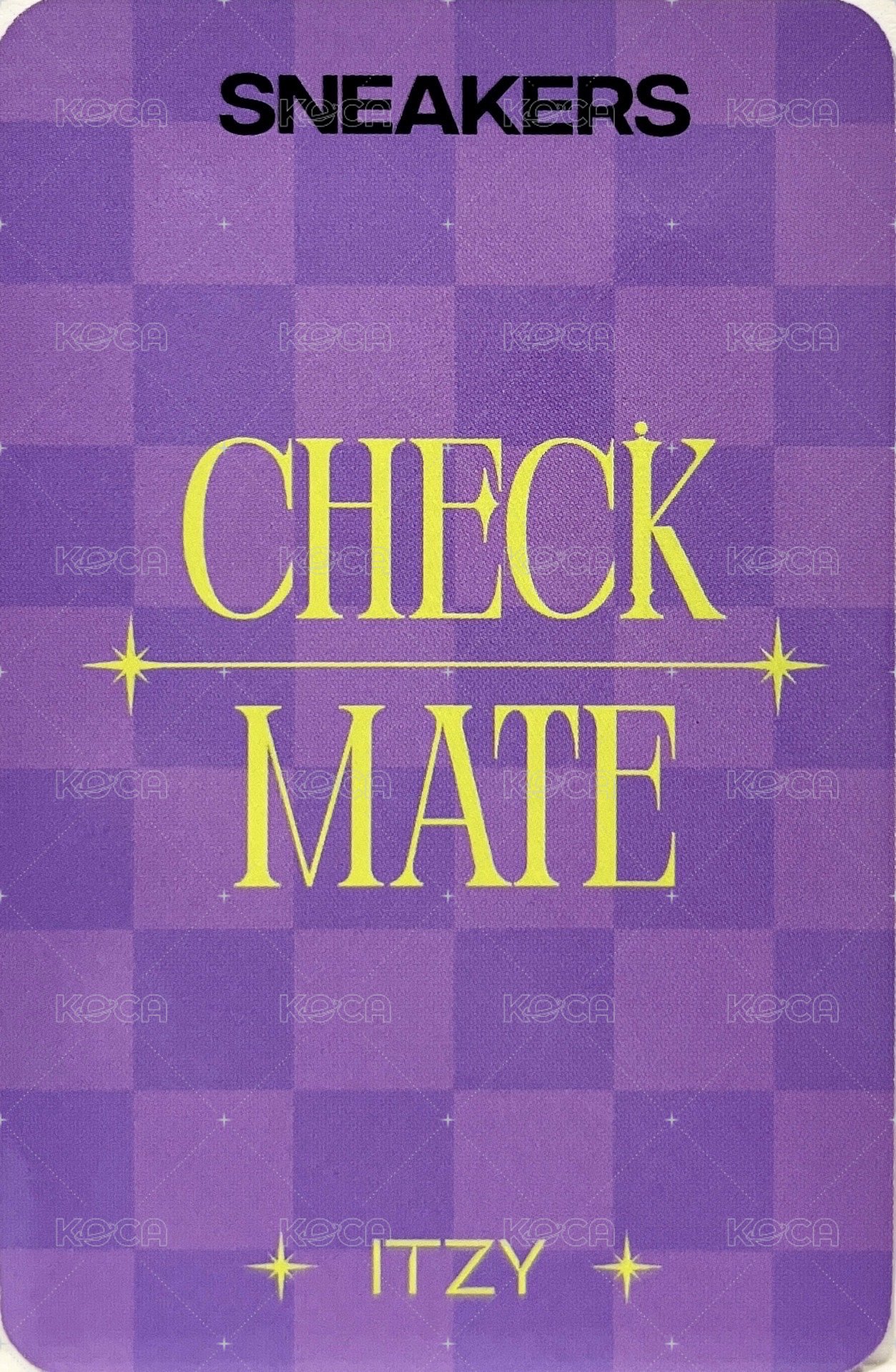 CHECKMATE sw 1.0 簽售卡  背面