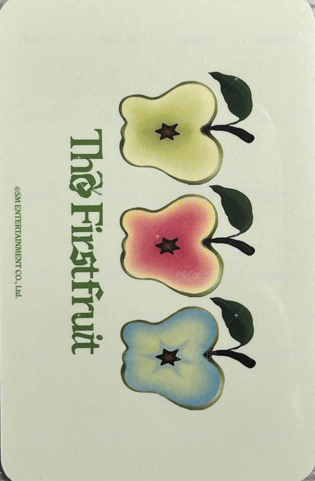 The Firstfruit 周邊卡 The Firstfruit box set 背面