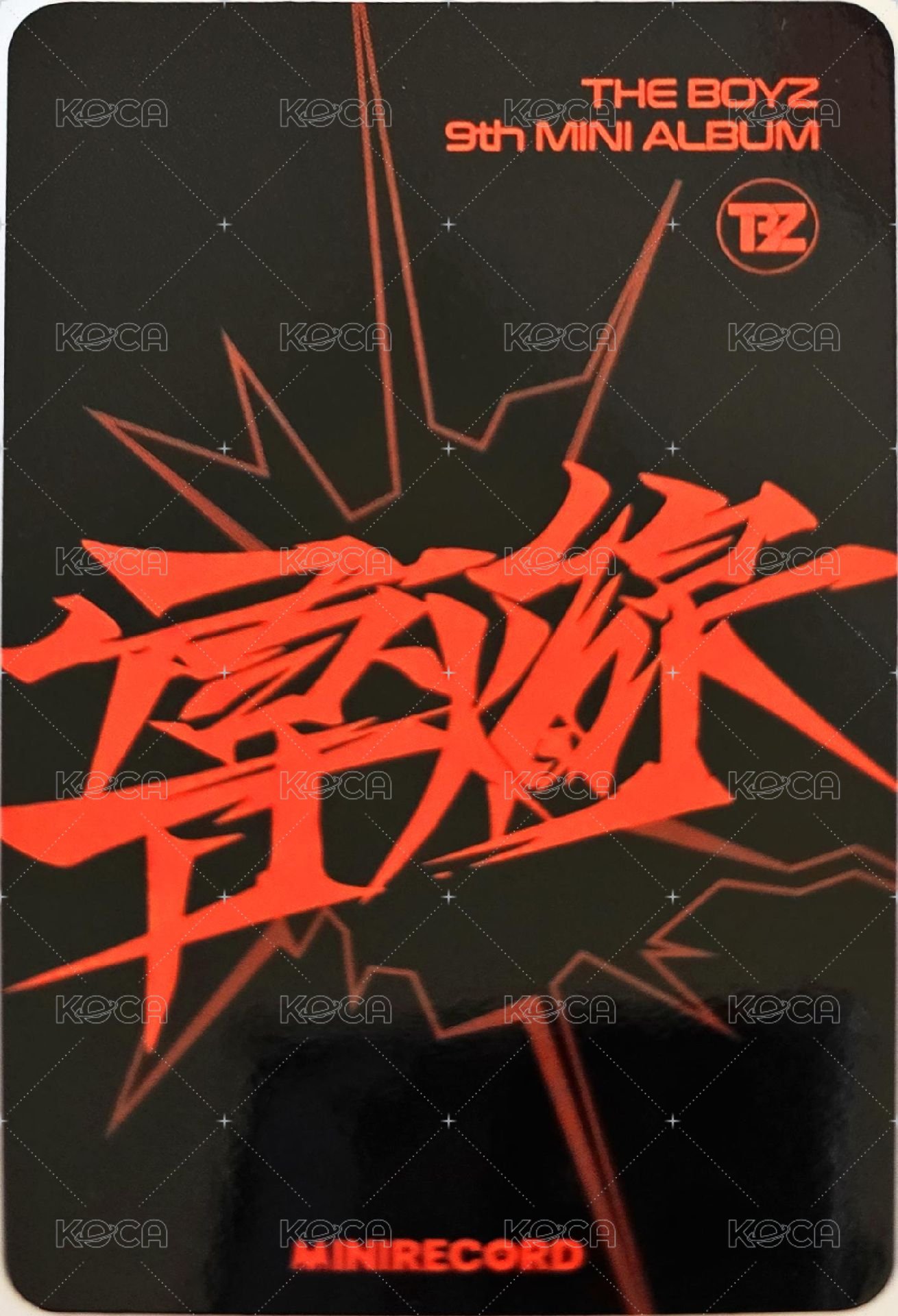 TRIGGER (導火線) MINIRECORD 1.0 幸運卡  背面