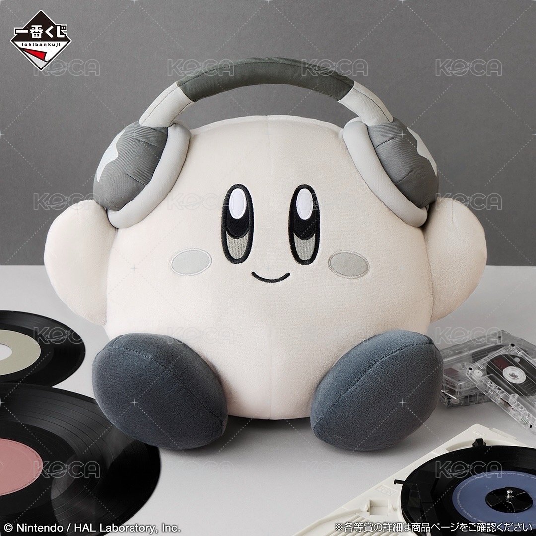 最後賞 黑白單色版 耳機卡比