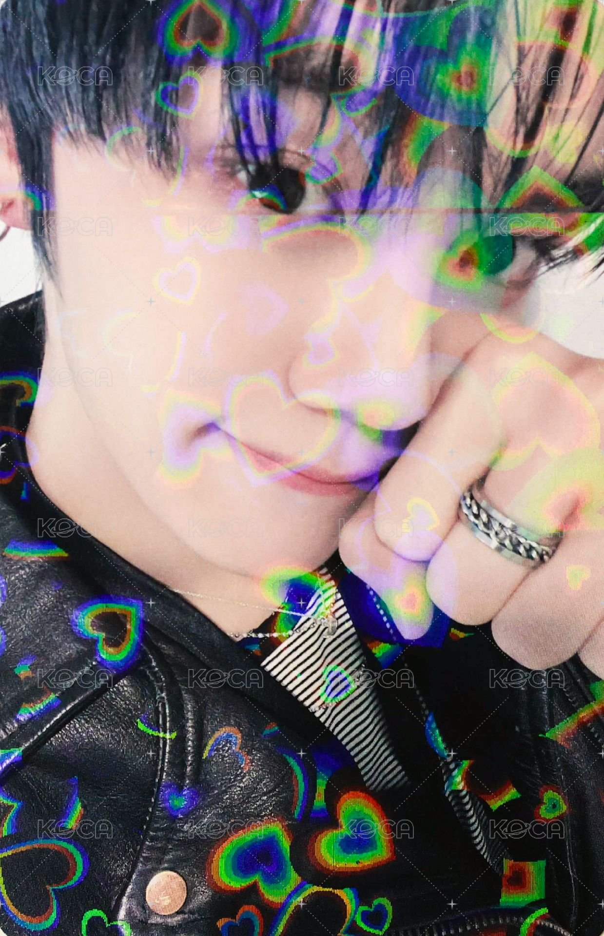 正規一 塔店 特典卡 愛心閃卡 正面