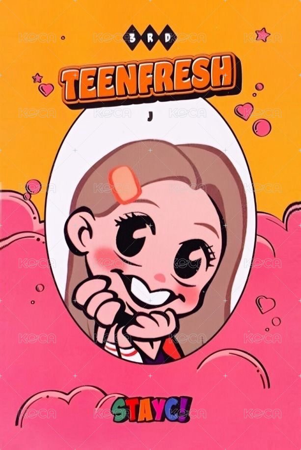 Bubble 專輯卡 STAYC J 專卡 背面