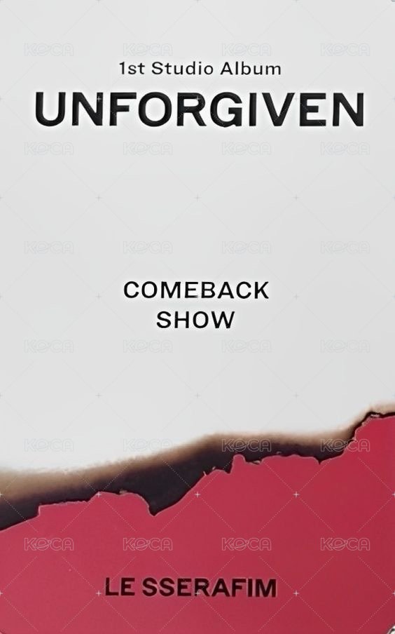 UNFORGIVEN YT 直播卡 B ver. 背面