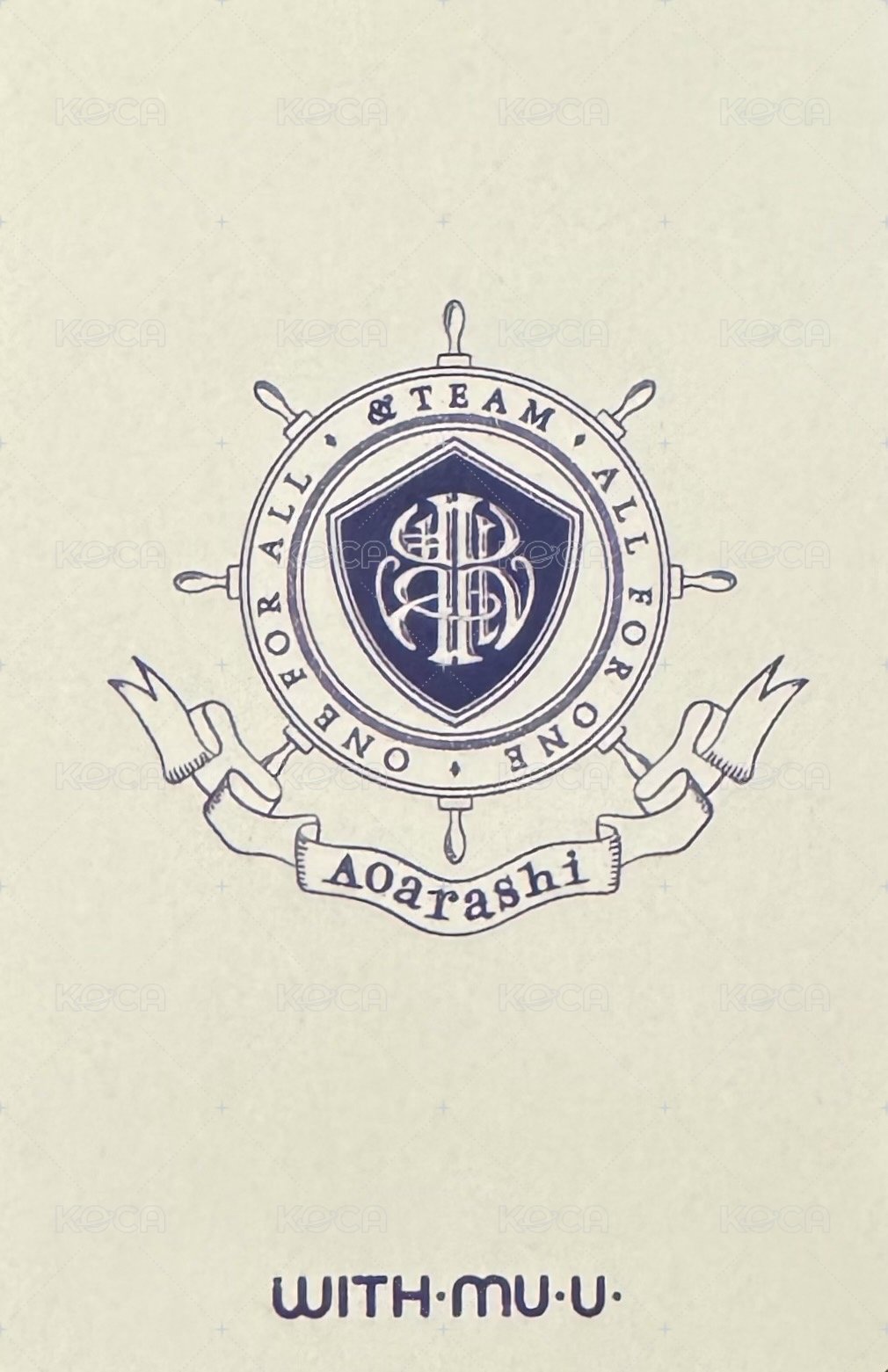 青嵐 wm 幸運卡  背面