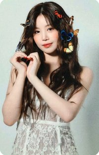 火花 br 簽售卡 半身蝴蝶珍