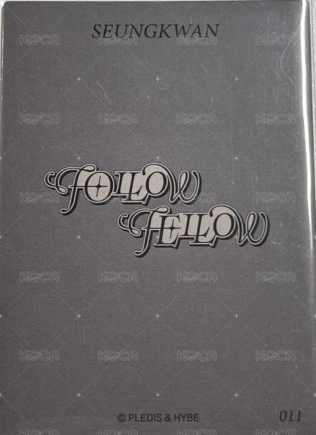 FOLLOW FELLOW 隨機卡 隨機卡 背面