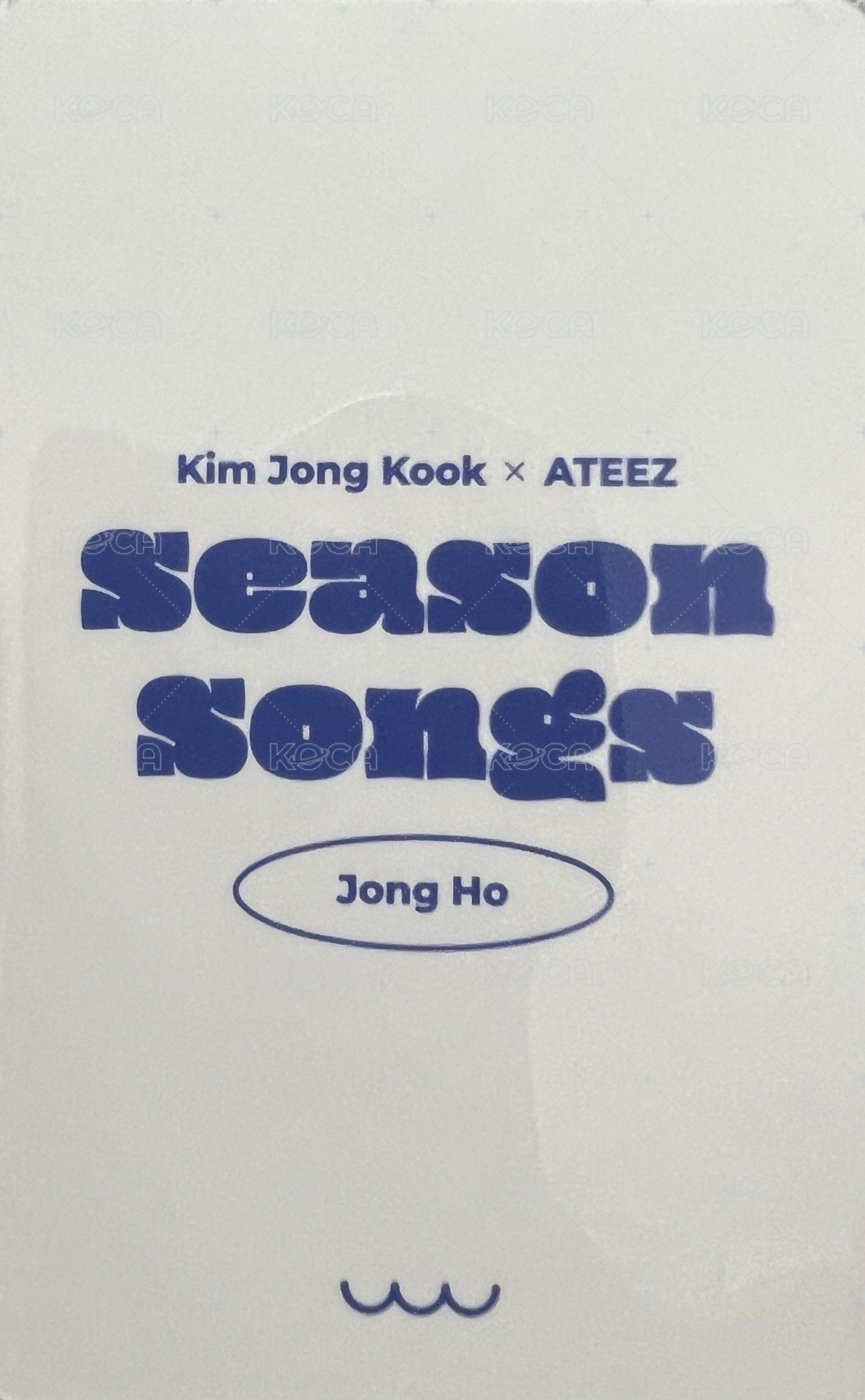 Season Songs 專輯卡  背面