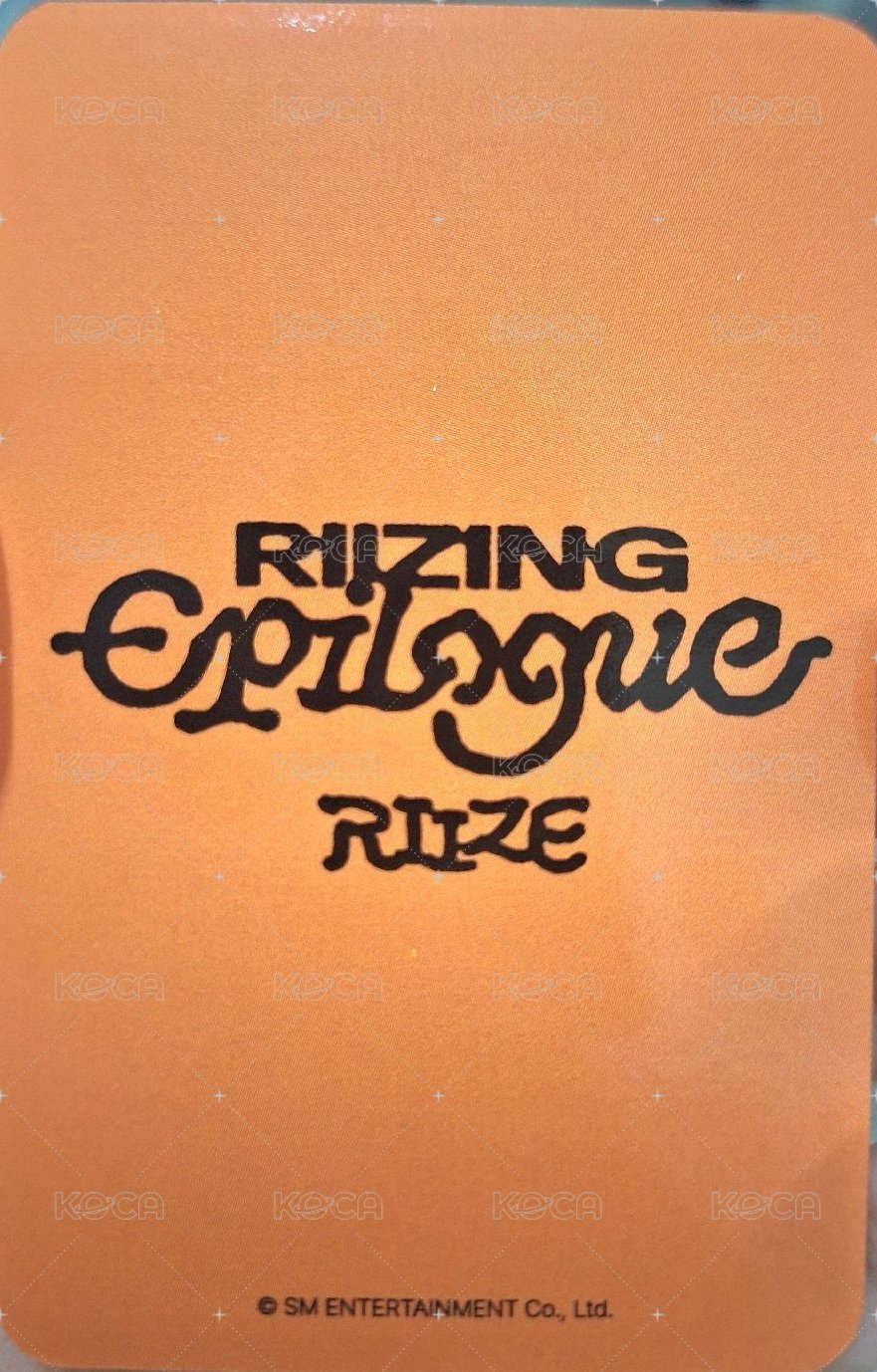 RIIZING EP el 特典卡  背面