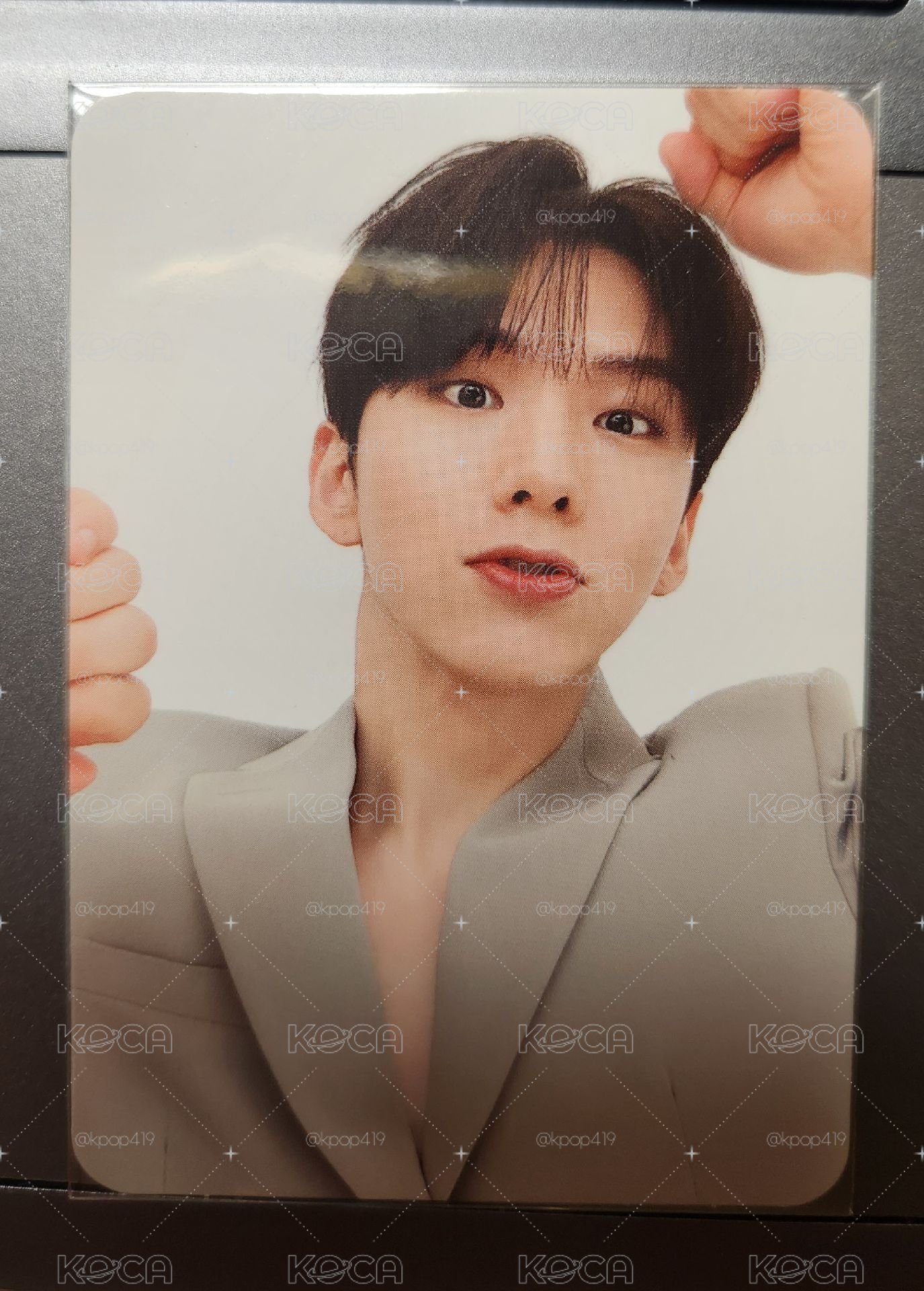 MONSTA X ONE OF A KIND FANSIGN 柳基現 簽售卡 小卡