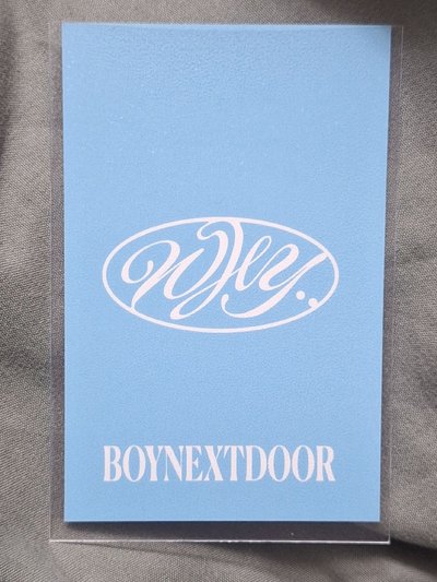 Why.. SUNGHO 朴成淏 環球特典