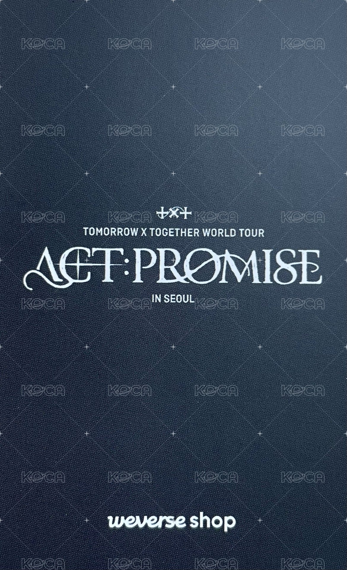 24’巡迴 入場卡 / 場限卡  背面