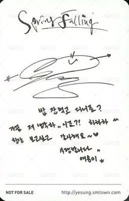 迷二《Spring Falling》 專輯卡  背面