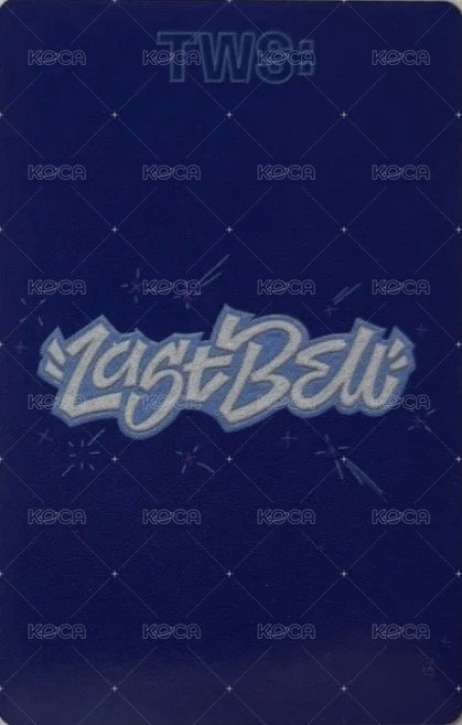 Last Bell 專輯卡  背面