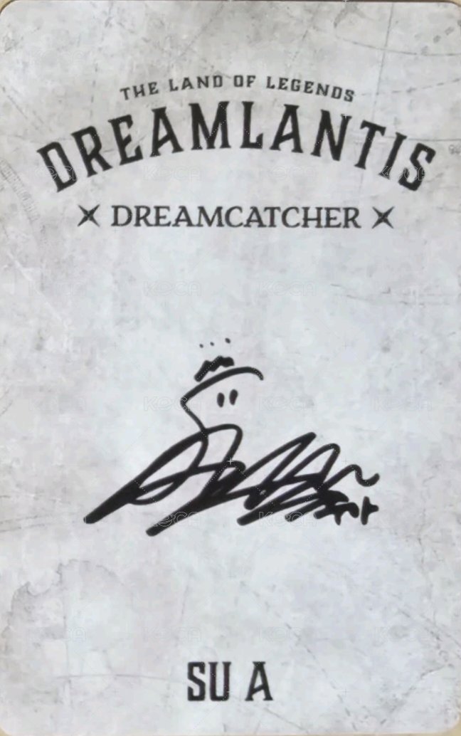 DREAMLANTIS 周邊卡  背面