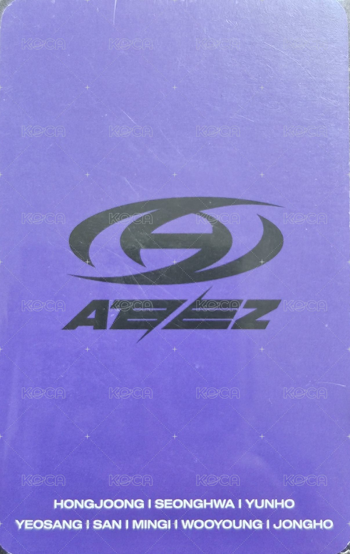 Outlaw 打歌卡 第二週 背面