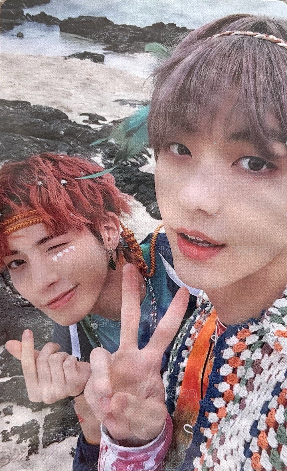 H:OUR 2 隨機卡 濟州24雙人卡 正面