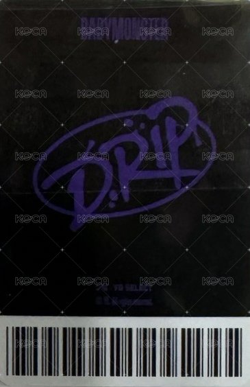 DRIP wvs 仁寺洞快閃 滿額卡  背面