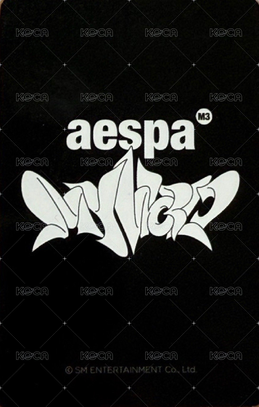 MY WORLD ms 特典卡 預售柚 背面