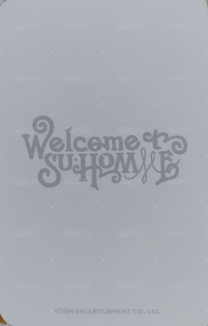 周邊卡 SUHO SU:HOME安可場10cm娃娃小卡 背面