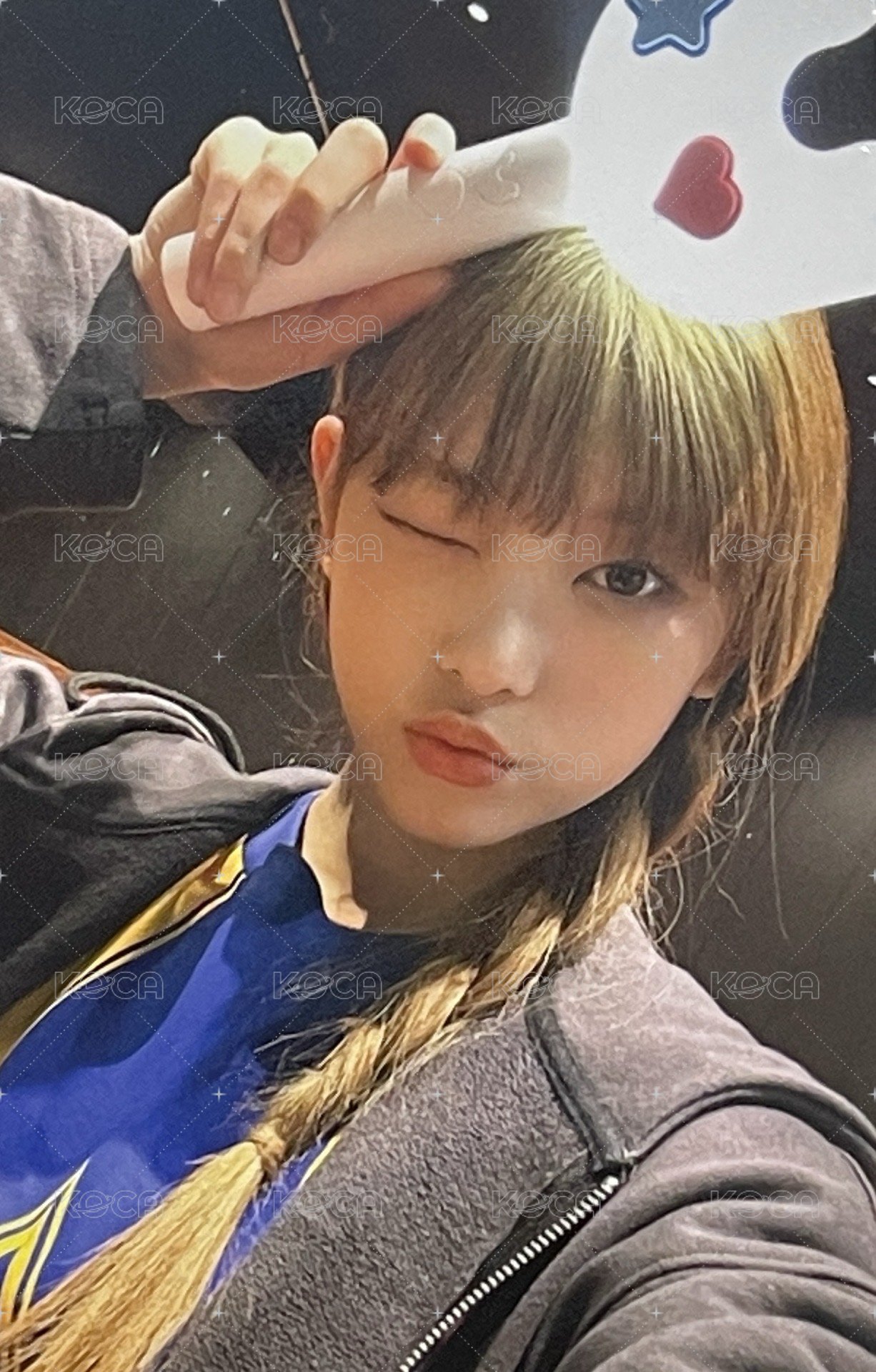 haerin手燈卡
