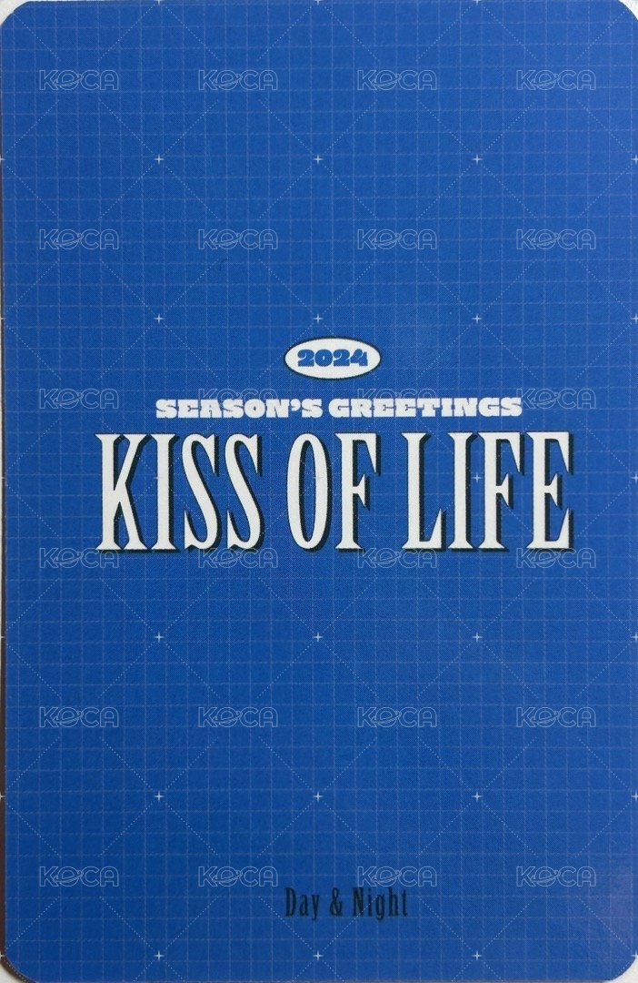 2024 Season’s Greetings  年曆卡  背面
