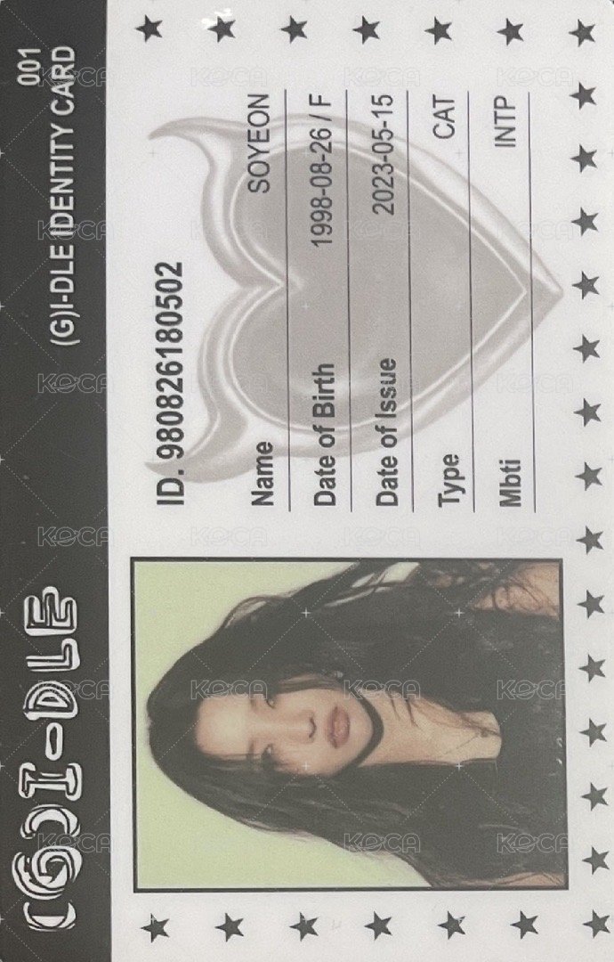 I feel 專輯卡 Cat版ID卡-娟 正面