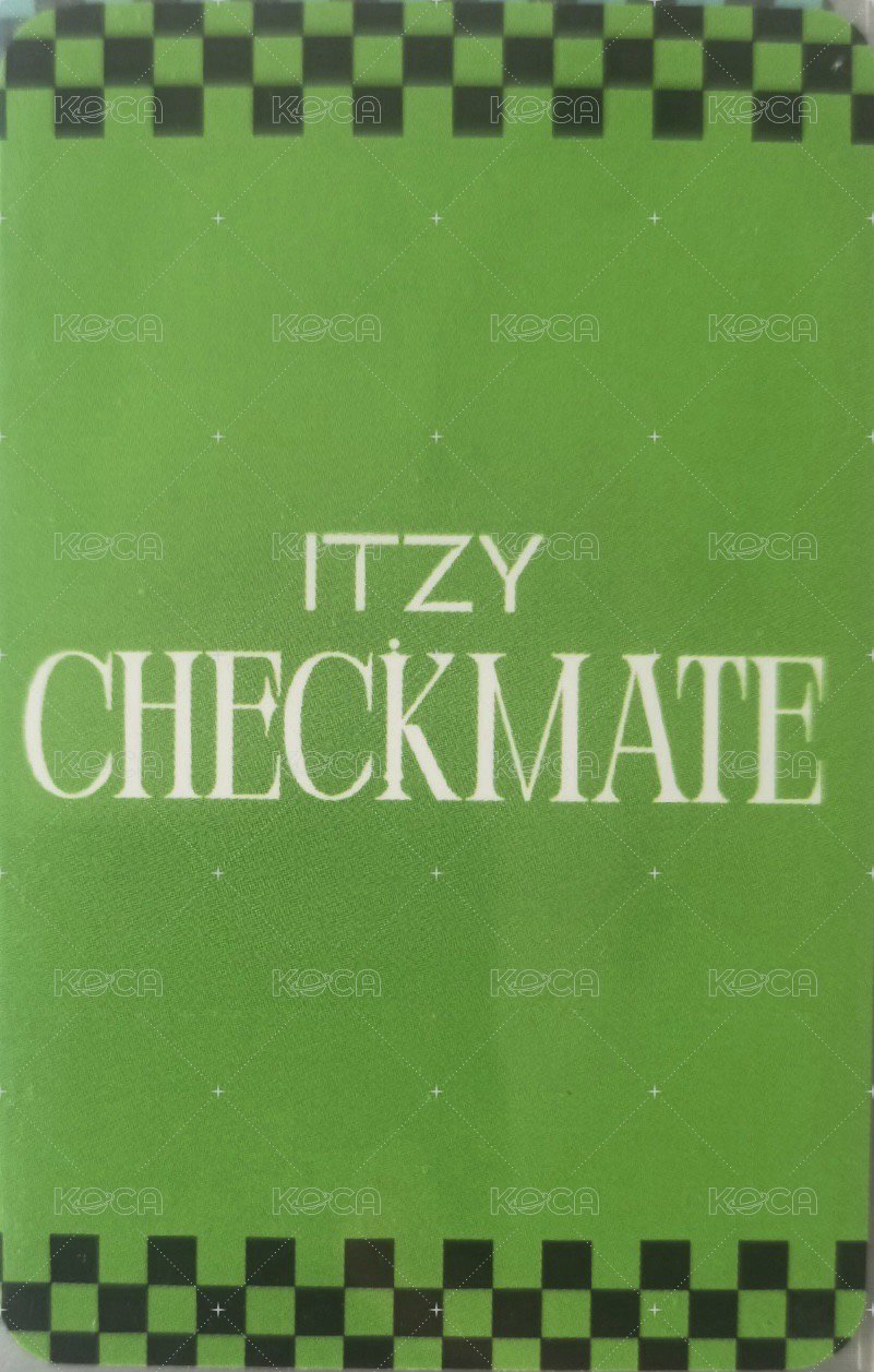 CHECKMATE Choice Music 簽售卡  背面