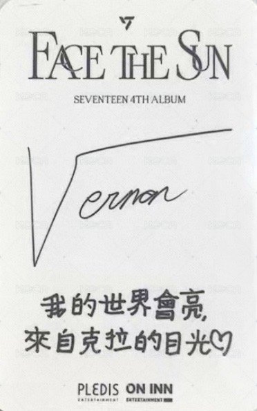 正四 ONINN ASIA 2.0 中文卡背 簽售卡  背面