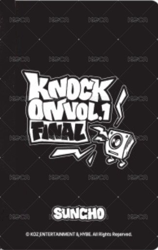 Knock On 巡迴 隨機卡 FINAL 場周 1 自拍 背面