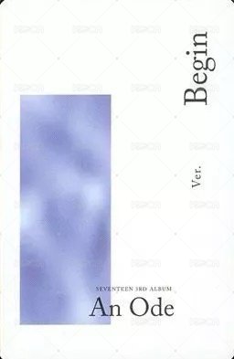 正三 專輯卡 BEGIN ver 背面