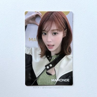 MAMONDE代言卡