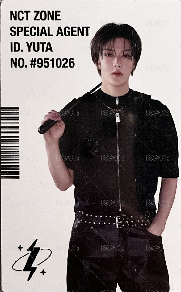 NCTZONE 遊戲卡 自拍小卡 背面