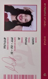 正規三 專輯卡 ID卡