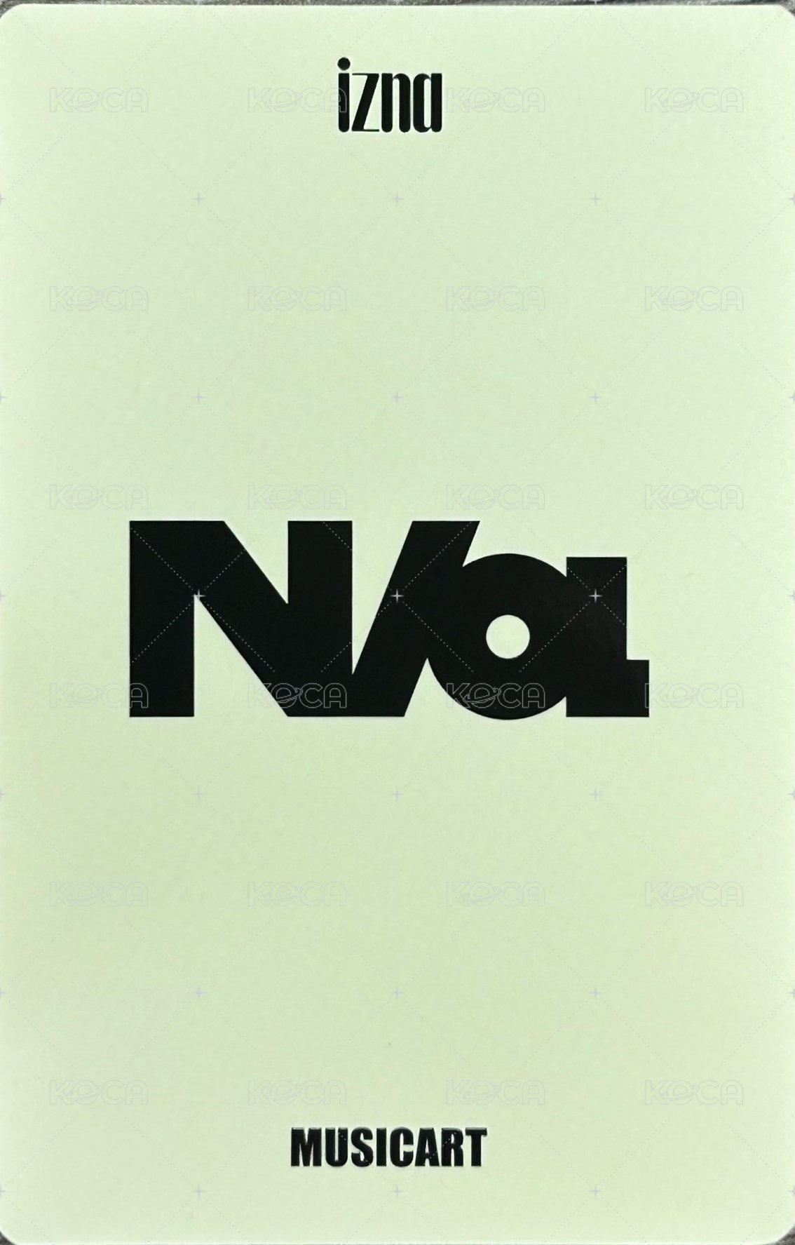 迷一 ma 簽售卡  背面