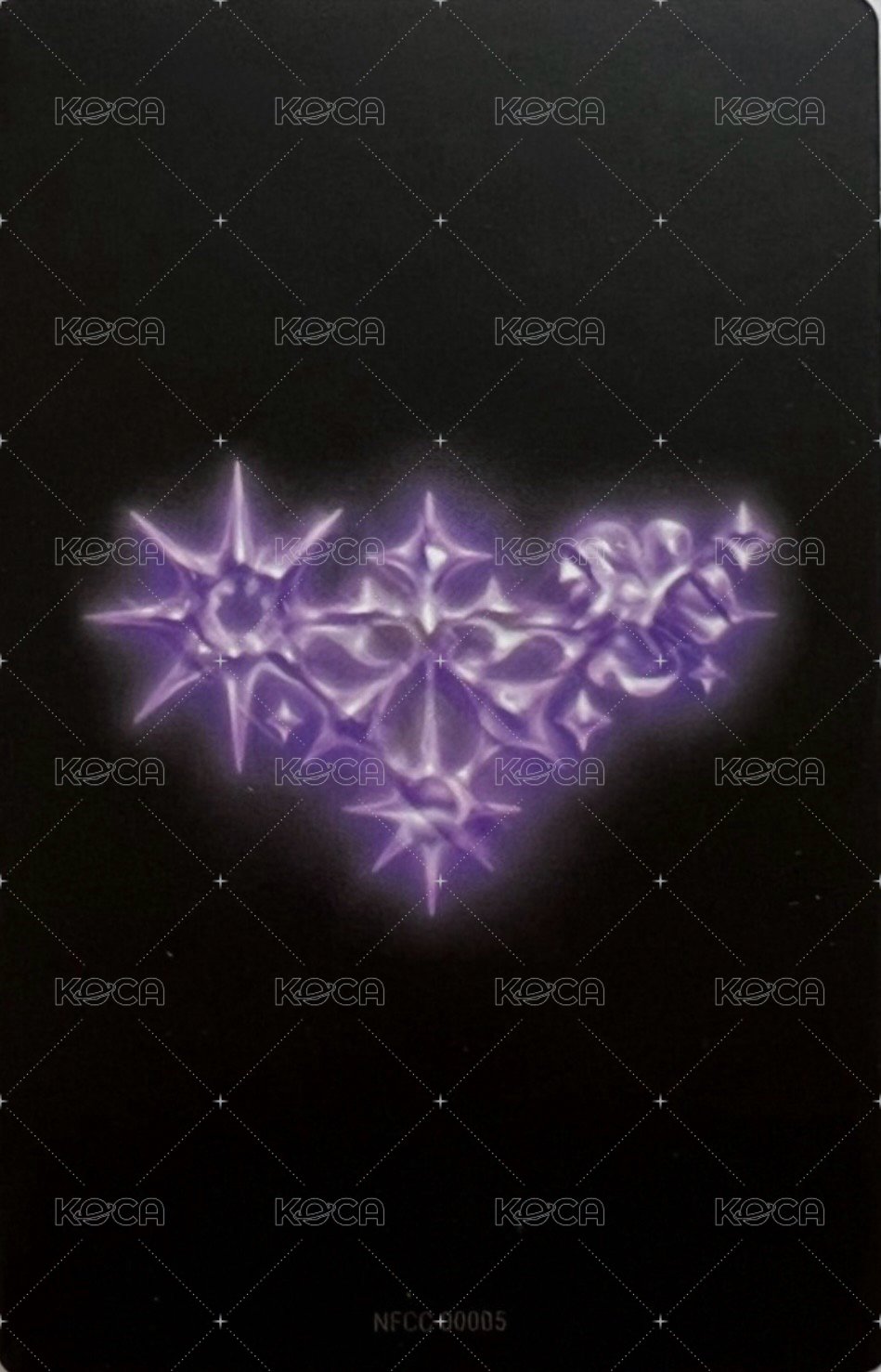 NEW DNA 專輯卡 ver.X 背面