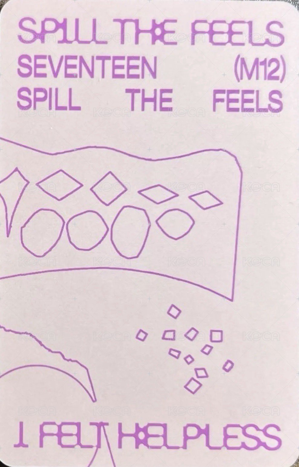 MINI12   特典卡 ｜美通特典 背面