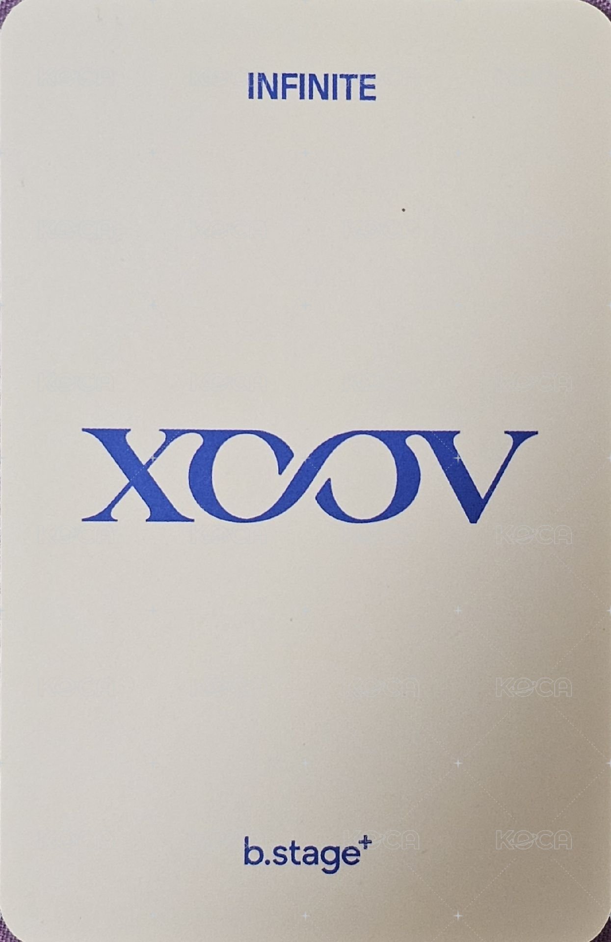 LIKE INFINITE bstage 預購 特典卡  背面